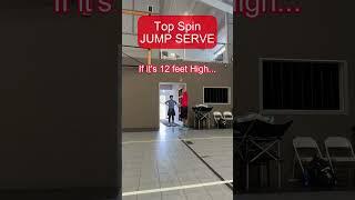 Top Spin Jump Serve