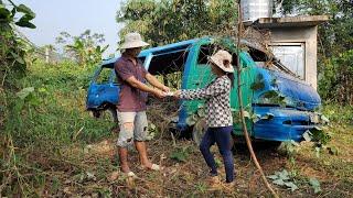 I bought a badly damaged 16 seater used car and will refurbish it to help people in the village