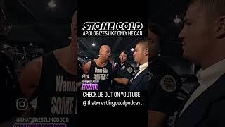 STONE COLD APOLOGIZES LIKE ONLY HE CAN #stonecoldsteveaustin #attitudeera #steveaustin #wwe #sorry