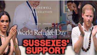 WORLD REFUGEE DAY: Sussexes' Brilliant Act of KINDNESS You Need to See!