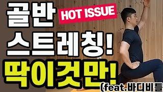 골반스트레칭? 딱이것만 따라해요!