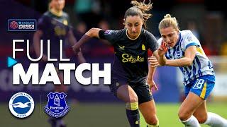 Full Match: Brighton & Hove Albion v Everton | Barclays WSL 2024-25