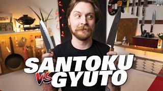 Definitive Japanese Knife Guide: Santoku v.s. Gyuto