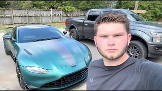 buying a $190,000 Aston Martin at 16 years old