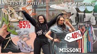 A BRAND NEW Luxury Outlet Shopping Vlog ft. Missoni, Rene Caovilla etc