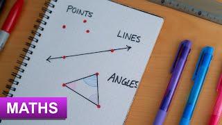 Points, Lines, and Angles | Basic Geometry terminology