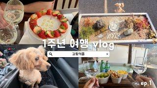 1주년 청도 여행 vlog️ (feat.스테이더담)