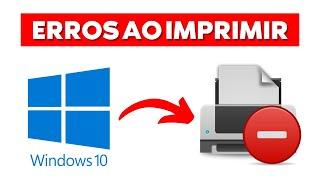 ERRO AO IMPRIMIR no WINDOWS 10 - Como Resolver