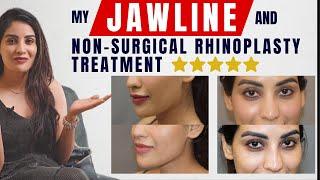 Nonsurgical-Rhinoplasty and jawline treatment [NOSE JOB ] CARA clinic l Dr Asif.