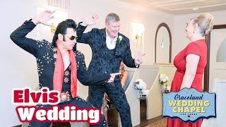 Claire & Miles' Elvis Wedding in Las Vegas | Graceland Chapel