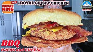 Burger King® BK Royal Crispy Chicken Sandwich Review!  | BBQ Bacon  and Cheese  | theendorsement