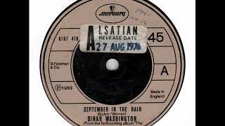 Dinah Washington - September in the rain (1961)