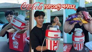 TRENDING COCA COLA POPCORN MAKER(GRABE LASANG SOFTDRINKS YUNG POPCORN!!?)