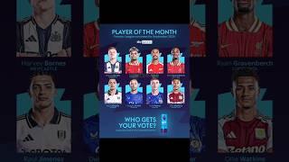 September Premier League Nominees: Player and Manager of the Month.