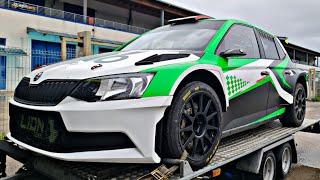 Rally skoda fabia r5 lion team