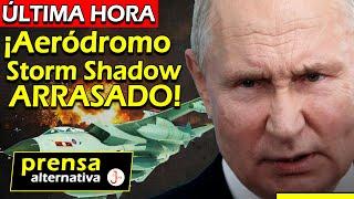 Rusia sorprendió a la OTAN! Portaaviones de los Storm Shadow fueron INCENDIADOS!