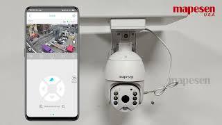 UBox APP Smart 4G Solar PTZ Camera Operation Video