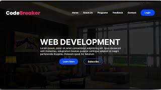 Create A Responsive Website Using HTML & CSS | Website Design with HTML and CSS