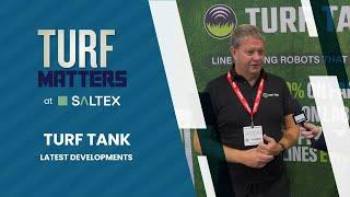 The latest robotic line markers from Turf Tank