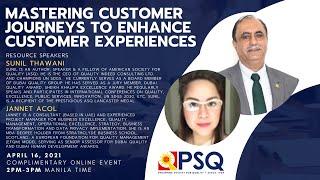 PSQ April 2021 Webinar | Mastering Customer Journeys to Enhance Customer Experiences