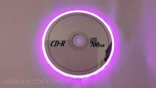 CD mirror neon RGB