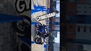 Precision & Skill: Motorcycle Gymkhana Yamaha  #calloftheblue #shorts