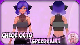 《SPEEDPAINT》Chloe Octo (Character Sheet)  (Little Elitty Timelapse #8)