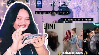 BINI as Part-Time COMEDIANS | Reaction Video