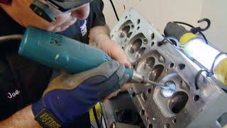 Hand Porting Cylinder Heads on an Olds 455 Big Block with Legendary Joe Mondello- Horsepower S13, E6