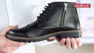 Mens Leather Brogue boots