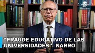 Claudia Sheinbaum responde a José Narro Robles, exrector de la UNAM tras publicación de artículo