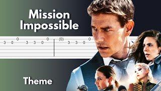 Mission Impossible Theme - Stunning Guitar Tab