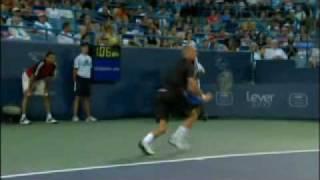 Nikolay Davydenko - Backhand Down the Line