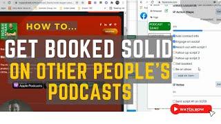 How To Get Booked On Other Peoples Podcasts!