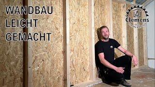 Wand selber bauen  - Der Zimmermann zeigt euch wie es gemacht wird! (Teil 1)