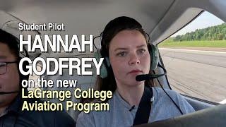 Student pilot HANNAH GODFREY