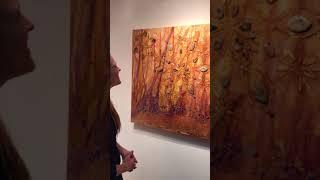 Abstract gemstone artist nyc opening