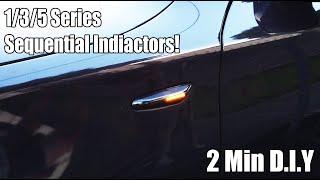 BMW 1/3/5 Series - Sequential Indicators - 2 Min D.I.Y (e82, e87, e46, e90, e92, e60)