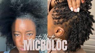 DIY Microlocs | Installation (Braided Root & Twisted Ends)  | ADIRA KALON