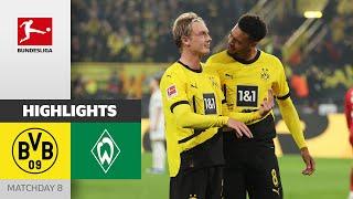 Borussia Dortmund - Werder Bremen 1-0 | Highlights | Matchday 8 – Bundesliga 2023/24