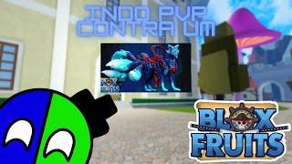 Indo PvP contra um Kitsune no Blox Fruits #bloxfruits #100k #roblox