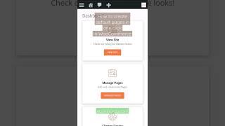 How to create default WooCommerce pages in 1 click from Wordpress admin panel settings