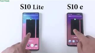 SAMSUNG S10 Lite vs S10e | Speed Test Comparison