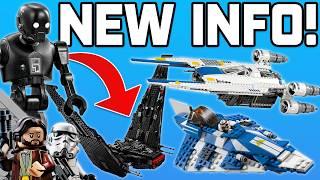 2025 LEGO Star Wars RUMOR UPDATE! (Summer Battle Pack? Kylo Ren's Shuttle! U-Wing Minifigures!)