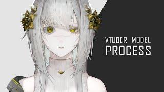 Vtuber Model Art Drawing! (Making my own model) | theCecile