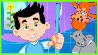  BRUSH BRUSH BRUSH YOUR TEETH EVERYDAY  Brush Your Teeth Song For Kids