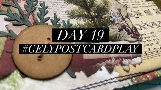 Another Fun Play Day! #gelypostcardplay #christmasinjuly #journal #trending #junkjournalideas