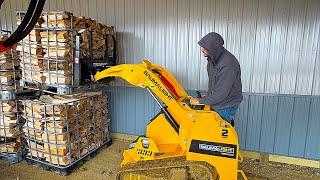 Commercial Firewood Manufacturing Setup