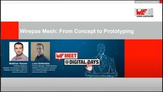 WE meet @ Digital Days 2021: Wirepas Mesh: From Concept to Prototyping