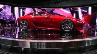 Luxury cars dazzle at auto show as US firms bid to retake market